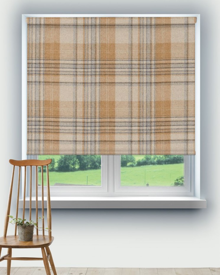 Roller Blinds Sanderson Bryndle Check Fabric 236737