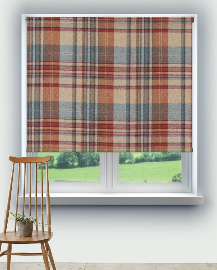 Roller Blinds Sanderson Bryndle Check Fabric 236738