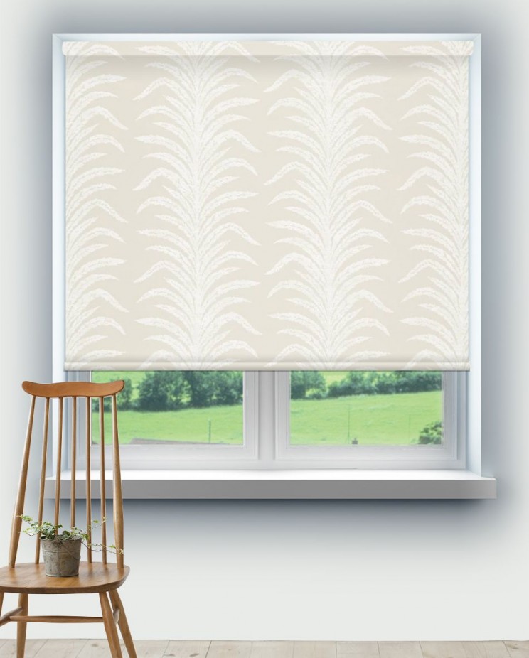 Roller Blinds Sanderson Tree Fern Weave Orchid White Fabric 236769