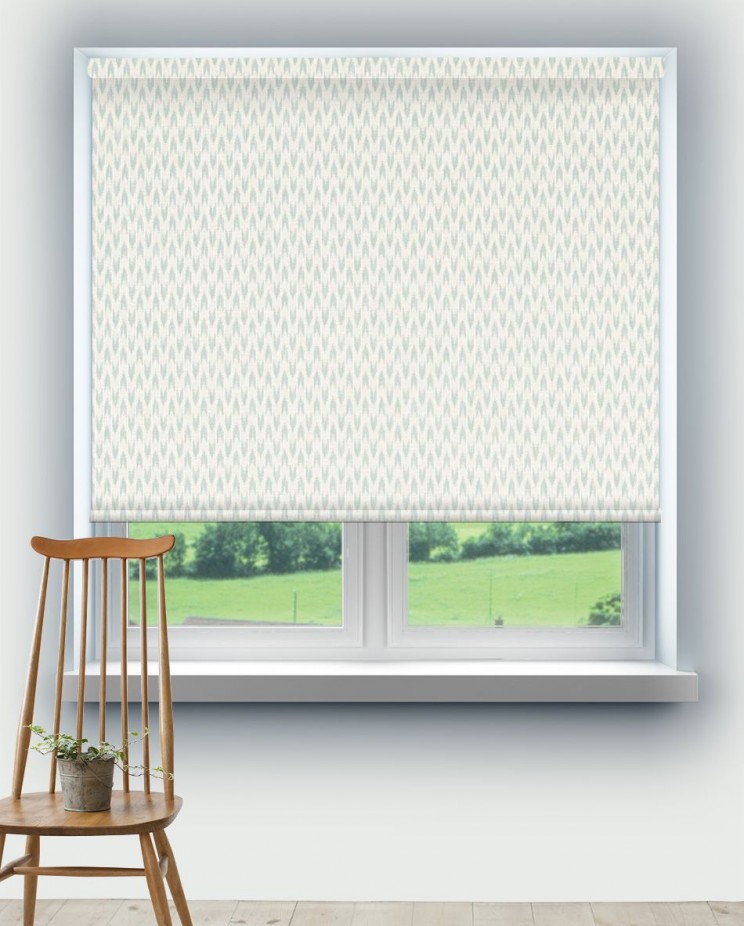 Roller Blinds Sanderson Hutton Blue Clay Fabric 236806