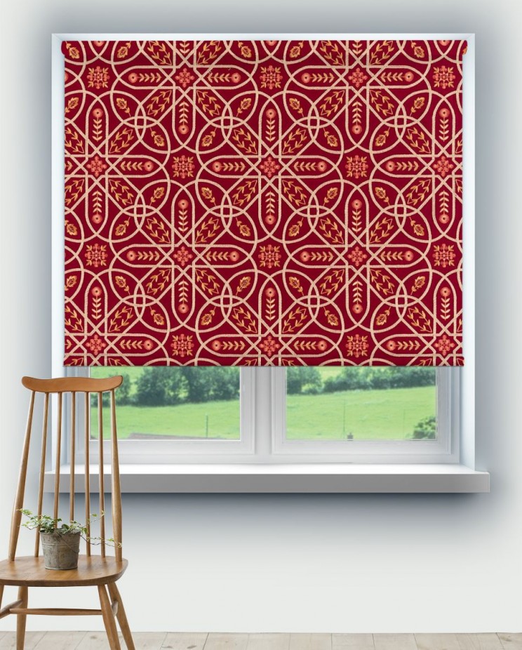 Roller Blinds Morris and Co Brophy Embroidery Fabric 236814