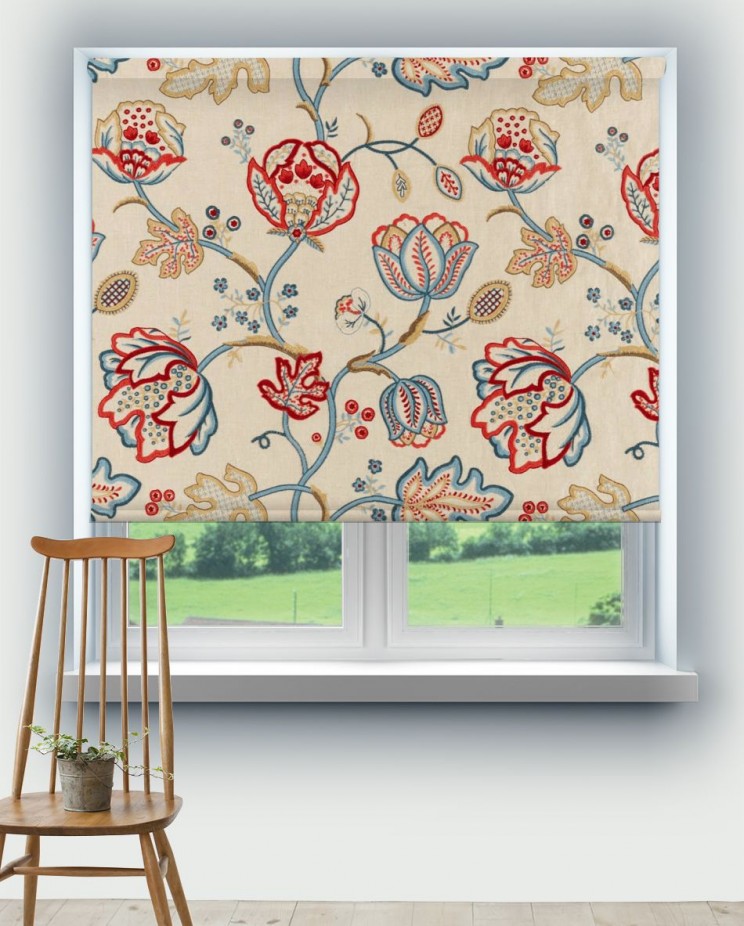 Roller Blinds Morris and Co Theodosia Embroidery Fabric 236822