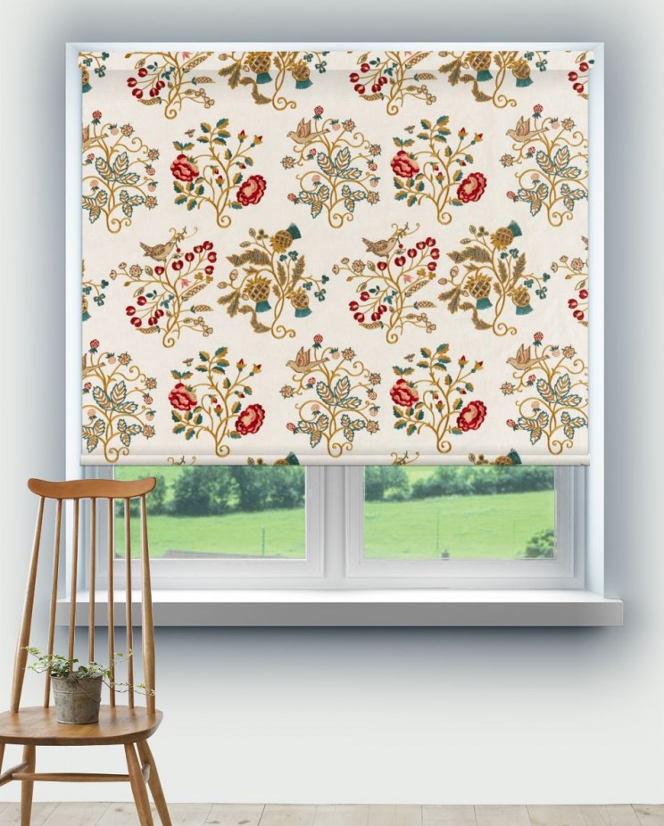 Roller Blinds Morris and Co Newill Embroidery Fabric 236824