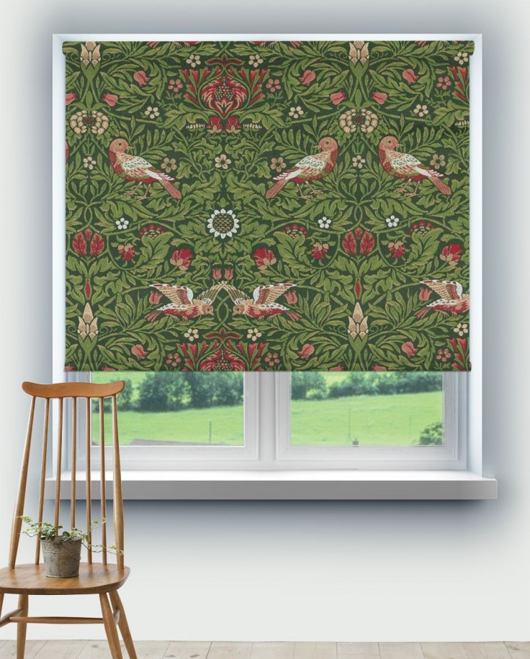 Roller Blinds Morris and Co Bird Tapestry Fabric 237311