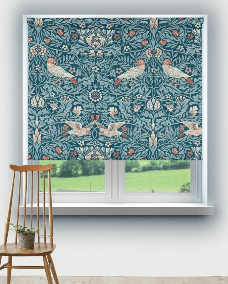 Roller Blinds Morris and Co Bird Tapestry Fabric 237312