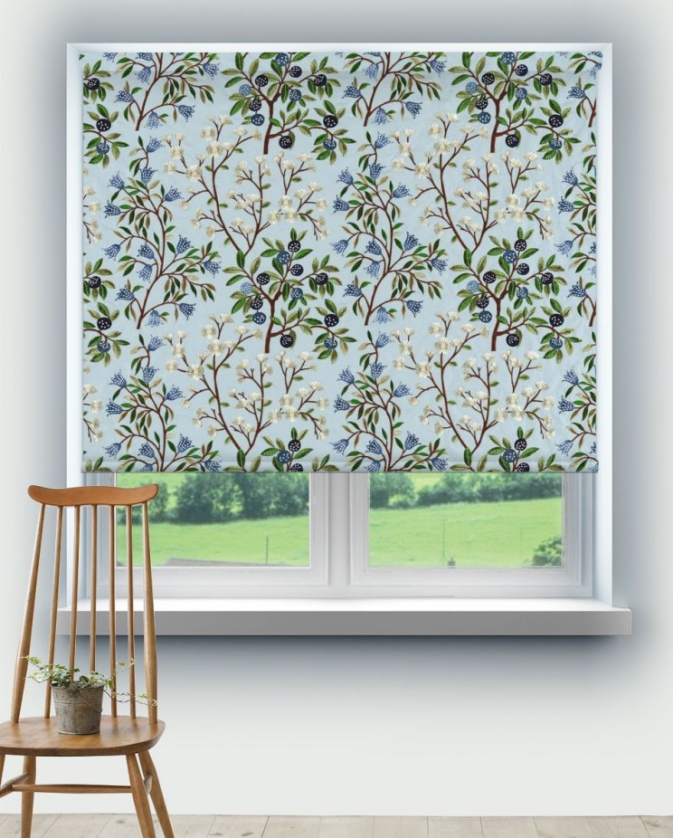 Roller Blinds Sanderson Foraging Embroidery Fabric 237316