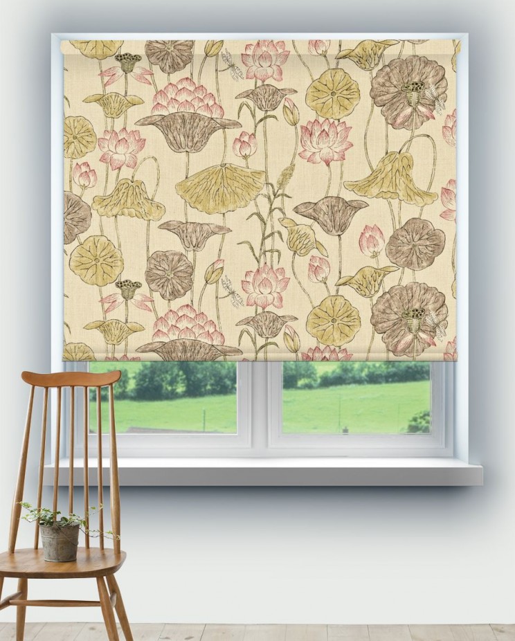 Roller Blinds Zoffany Lotus Flower Fabric 320815