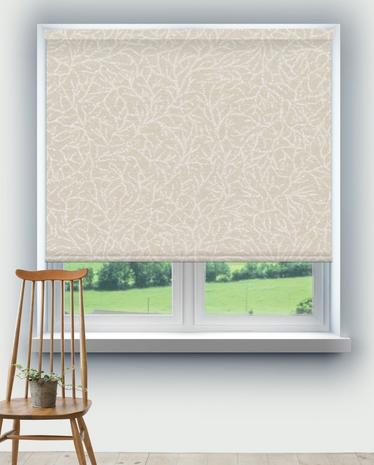 Roller Blinds Zoffany Ribbon Coral Fabric 331969