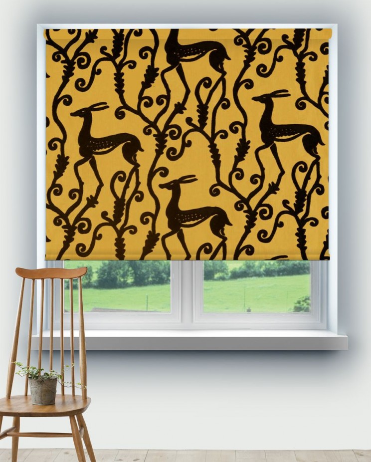 Roller Blinds Zoffany Deco Deer Fabric 333017
