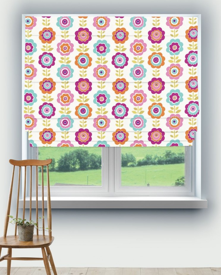 Roman Blinds Harlequin Oopsie Daisy Fabric 120216