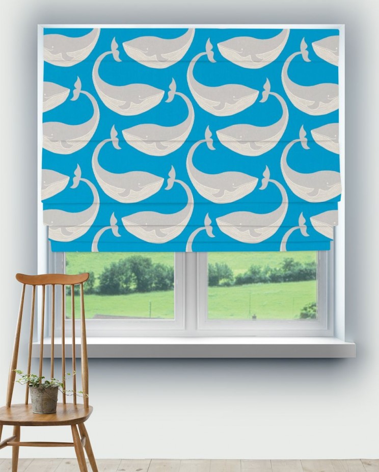 Roman Blinds Scion Whale Of A Time Fabric 120460