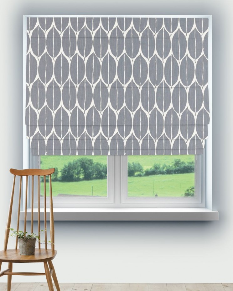 Roman Blinds Harlequin Rie Charcoal Fabric 120796