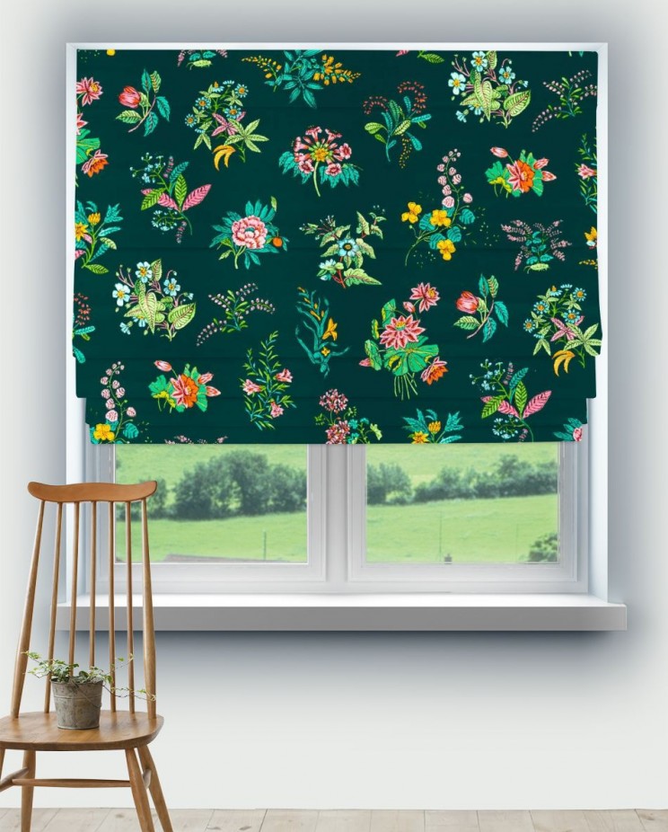 Roman Blinds Harlequin Woodland Floral Fabric 121175