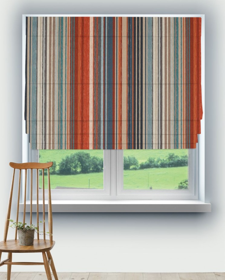 Roman Blinds Harlequin Spectro Stripe Fabric 132825