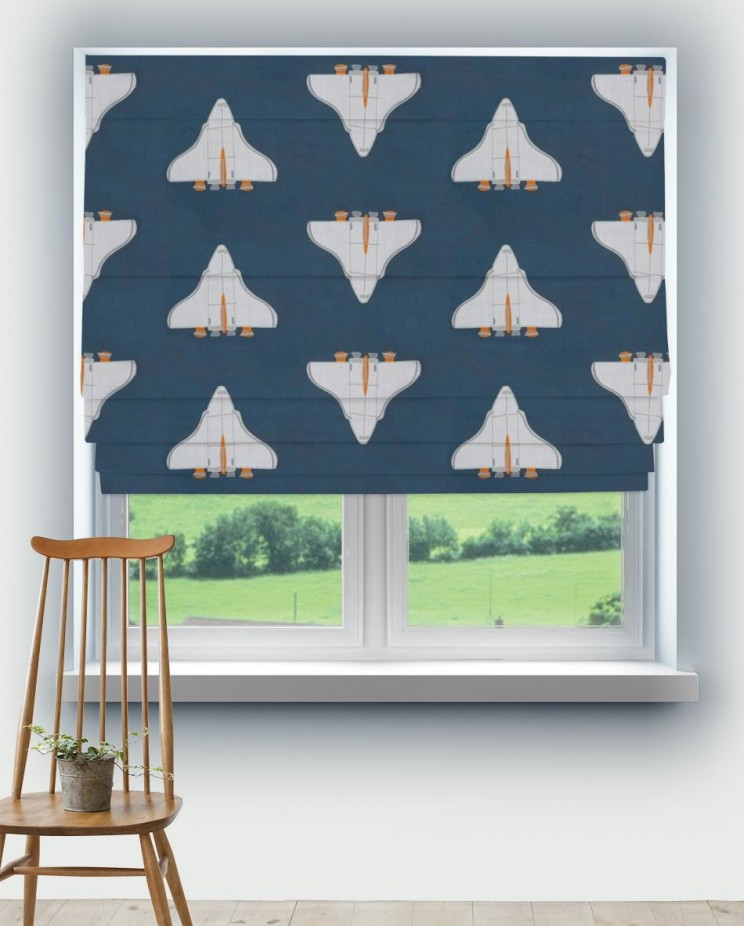 Roman Blinds Harlequin Space Shuttle Fabric 133547