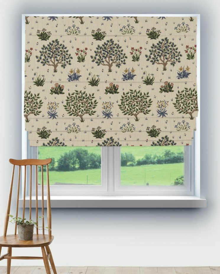 Roman Blinds Morris and Co Orchard Fabric 220306