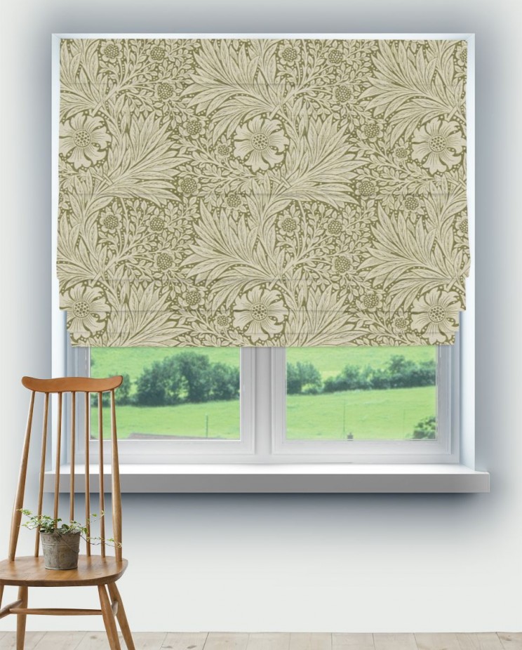 Roman Blinds Morris and Co Marigold Fabric 220318
