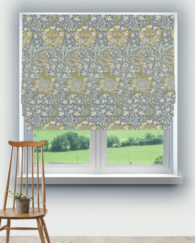 Roman Blinds Morris and Co Kennet Fabric 220324