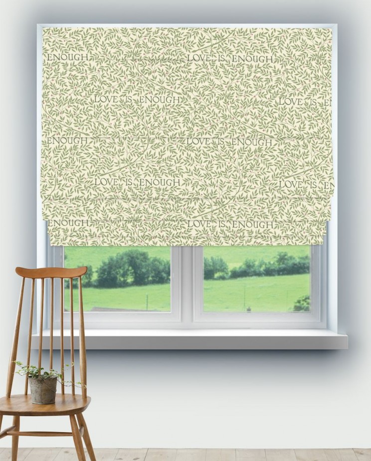 Roman Blinds Morris and Co Love Is Enough Fabric 222520