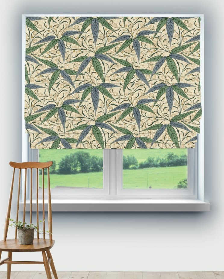 Roman Blinds Morris and Co Bamboo Fabric 222526