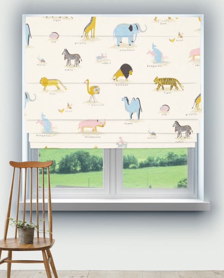 Roman Blinds Sanderson Two by Two Fabric 223902