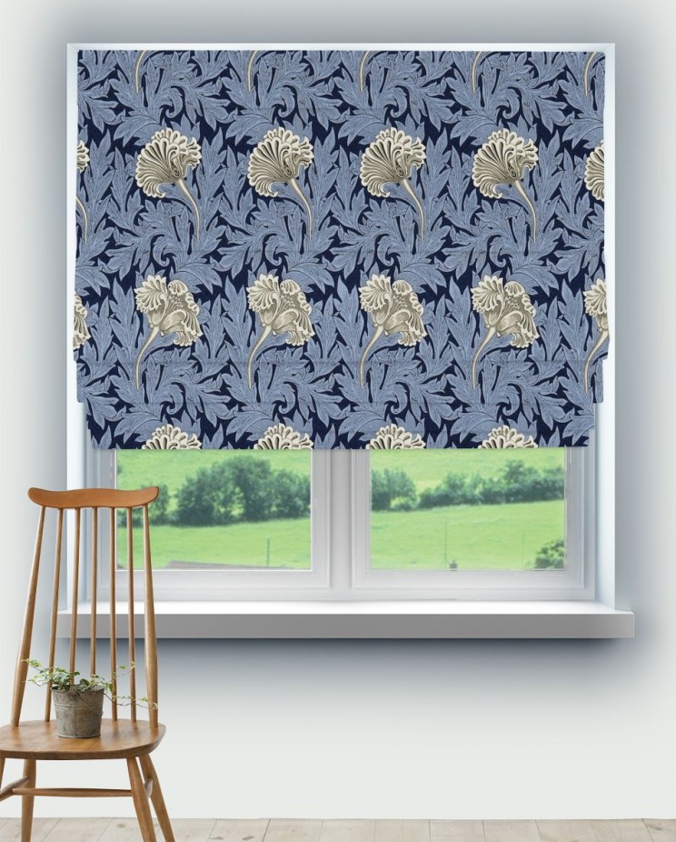 Roman Blinds Morris and Co Tulip Fabric 224460
