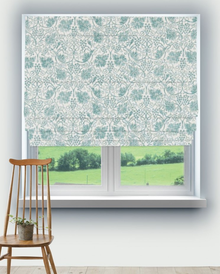 Roman Blinds Morris and Co Grapevine Fabric 224474