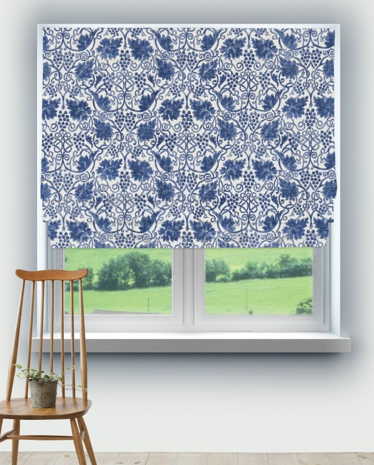 Roman Blinds Morris and Co Grapevine Fabric 224476
