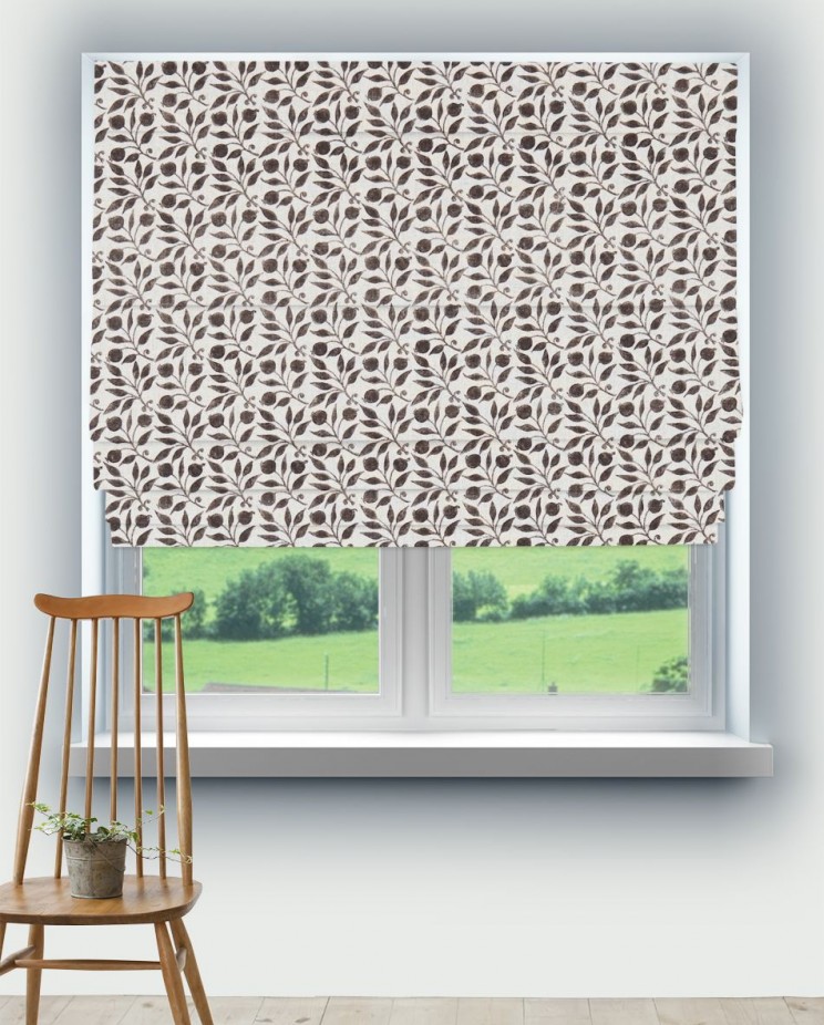 Roman Blinds Morris and Co Rosehip Fabric 224488