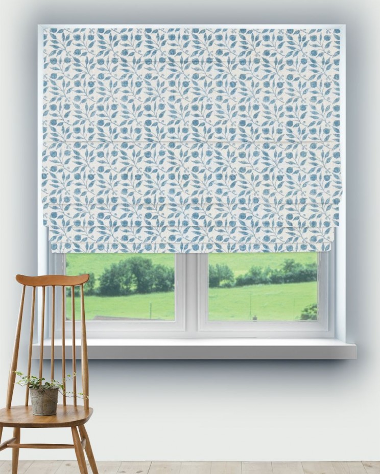 Roman Blinds Morris and Co Rosehip Fabric 224490