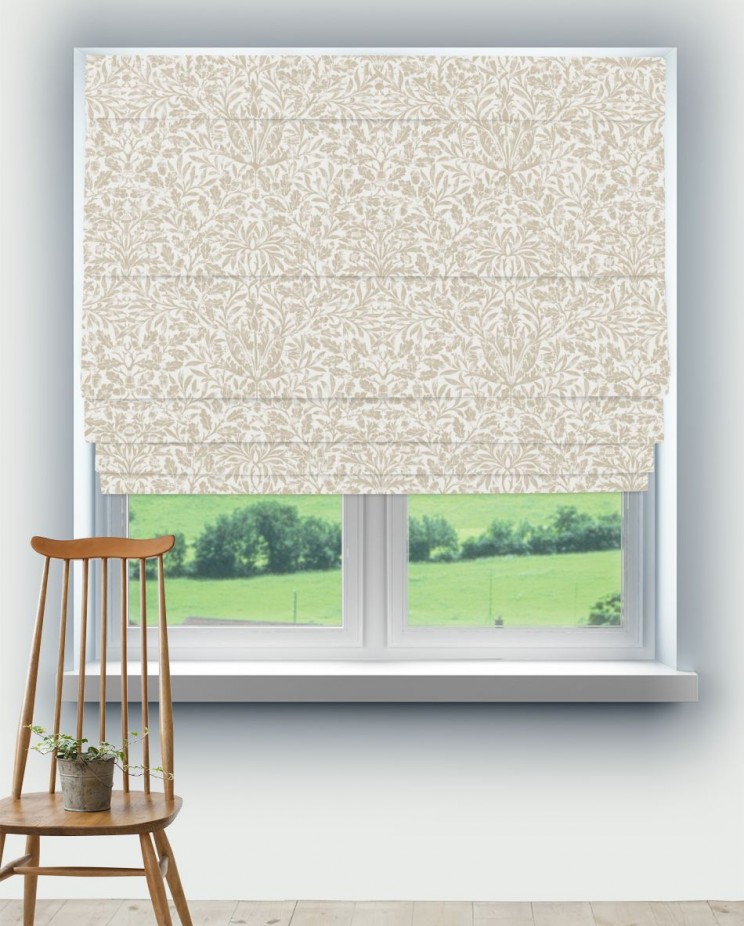 Roman Blinds Morris and Co Pure Acorn Fabric 226062