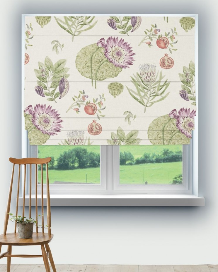 Roman Blinds Sanderson Lily Bank Fabric 226305