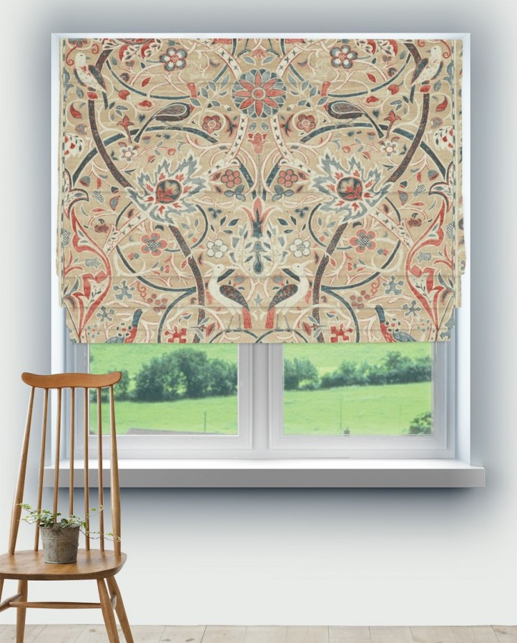 Roman Blinds Morris and Co Bullerswood Fabric 226395