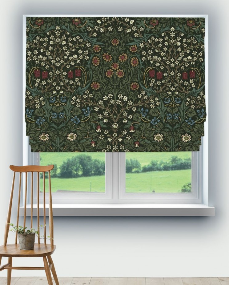 Roman Blinds Morris and Co Blackthorn Fabric 226442