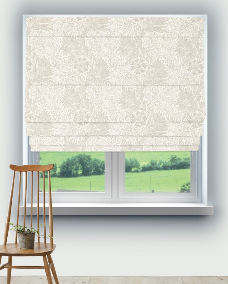 Roman Blinds Morris and Co Pure Marigold Print Fabric 226483