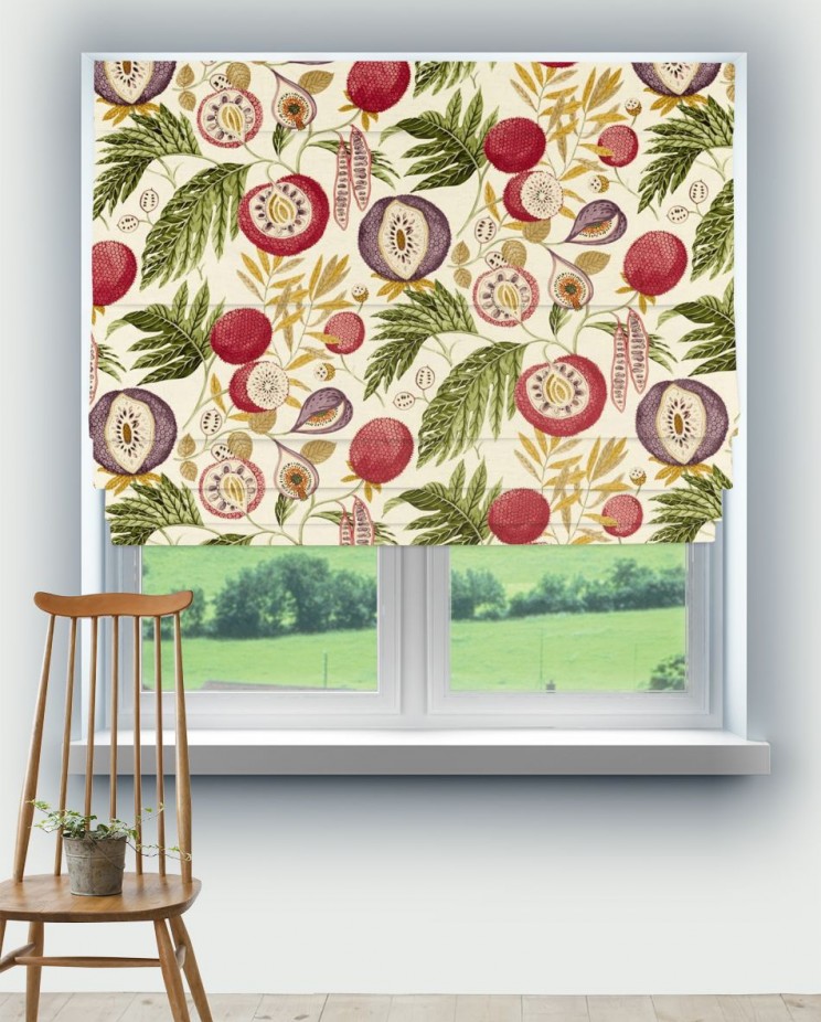 Roman Blinds Sanderson Jackfruit Fig/Olive Fabric 226562
