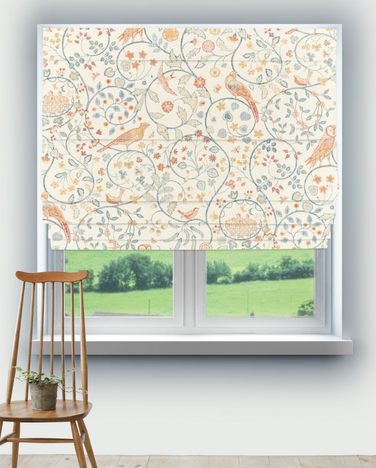 Roman Blinds Morris and Co Newill Fabric 226588