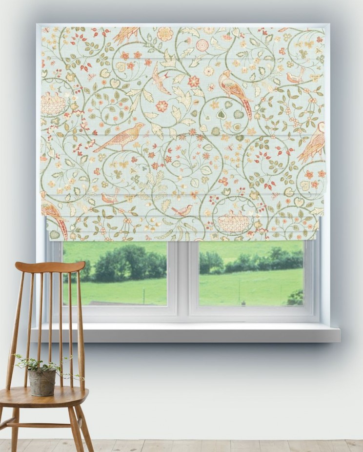 Roman Blinds Morris and Co Newill Fabric 226590