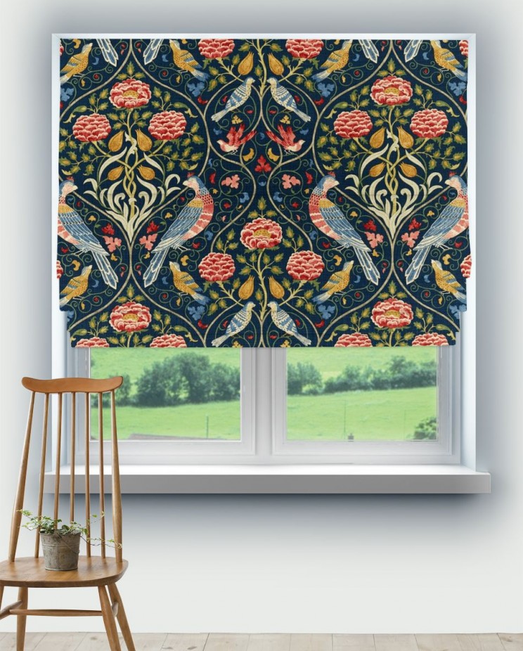 Roman Blinds Morris and Co Seasons By May Fabric 226591