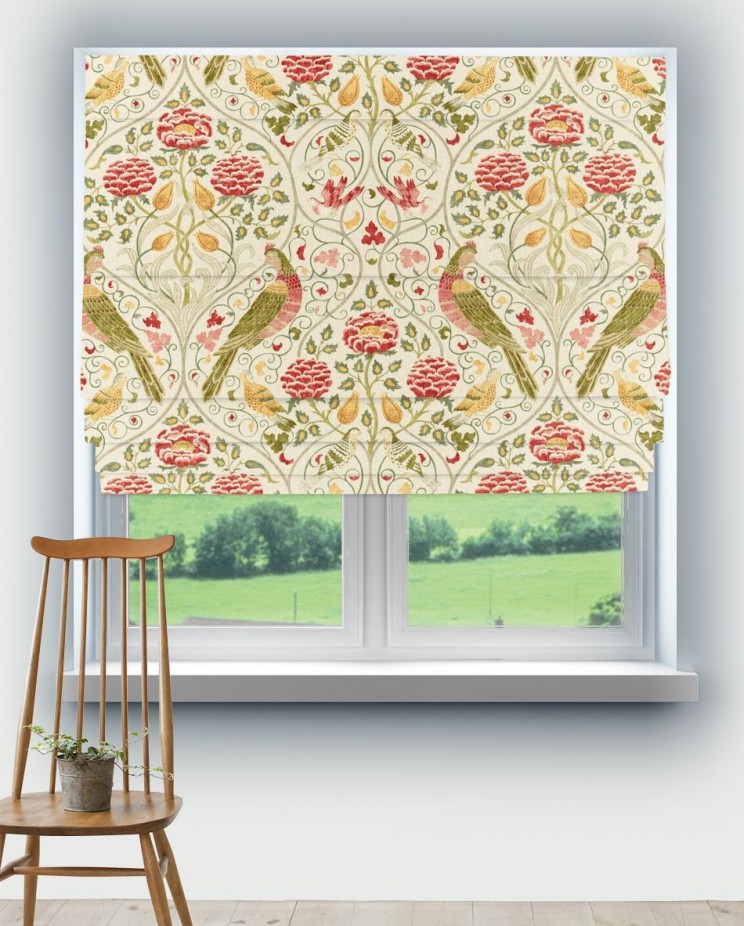 Roman Blinds Morris and Co Seasons By May Fabric 226592
