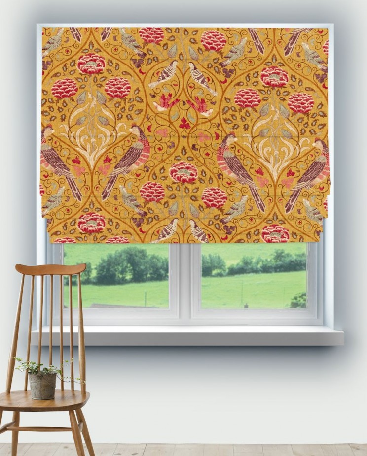 Roman Blinds Morris and Co Seasons By May Fabric 226593