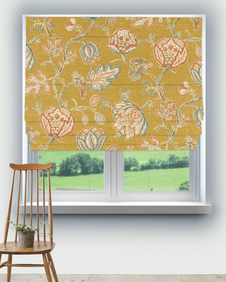 Roman Blinds Morris and Co Theodosia Fabric 226595