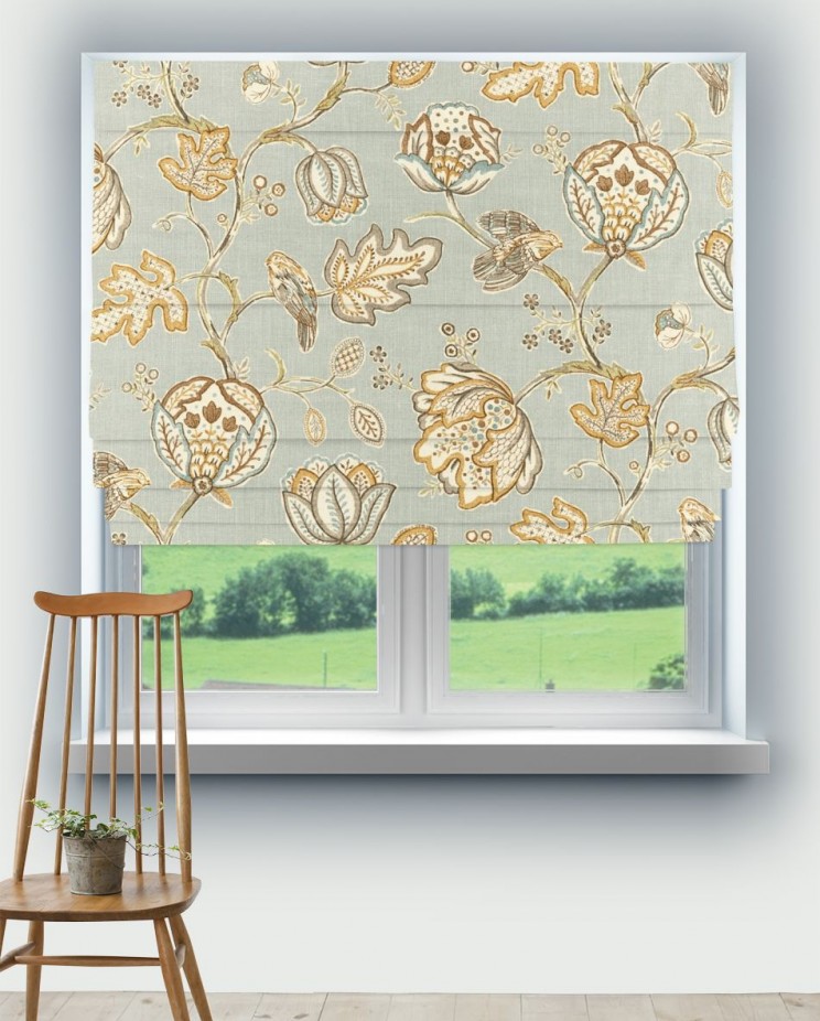 Roman Blinds Morris and Co Theodosia Fabric 226596