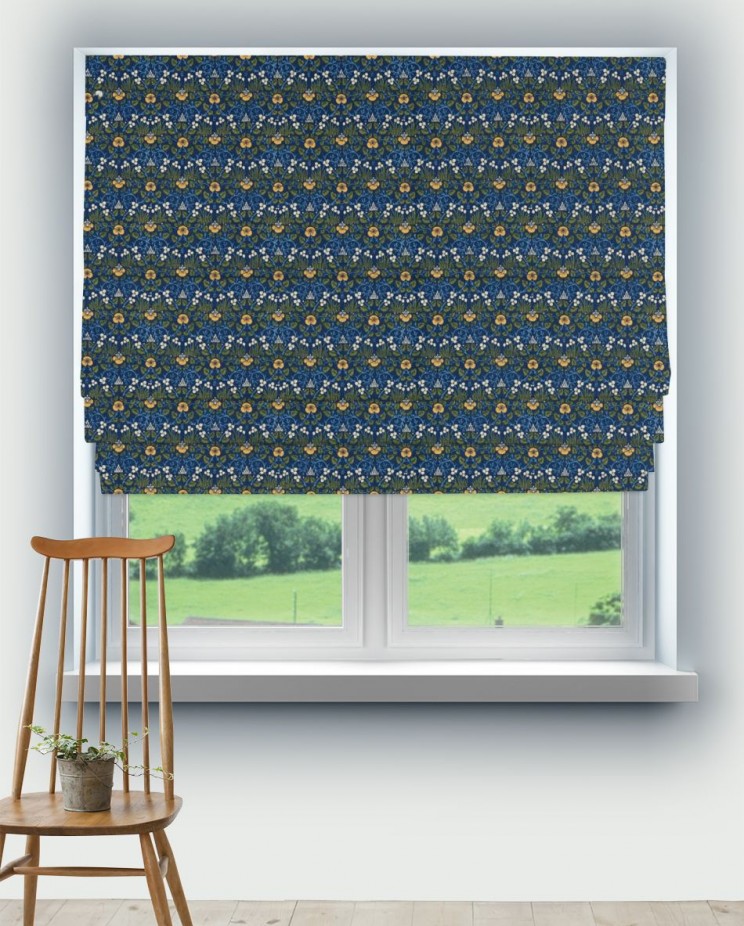 Roman Blinds Morris and Co Eye Bright Fabric 226597