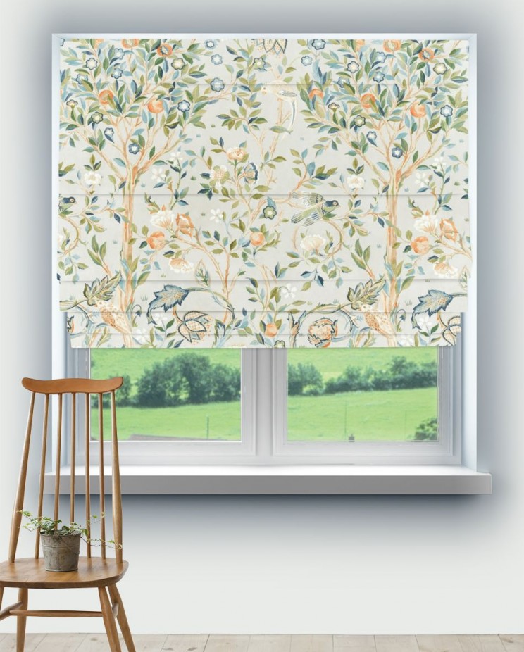 Roman Blinds Morris and Co Melsetter Fabric 226600