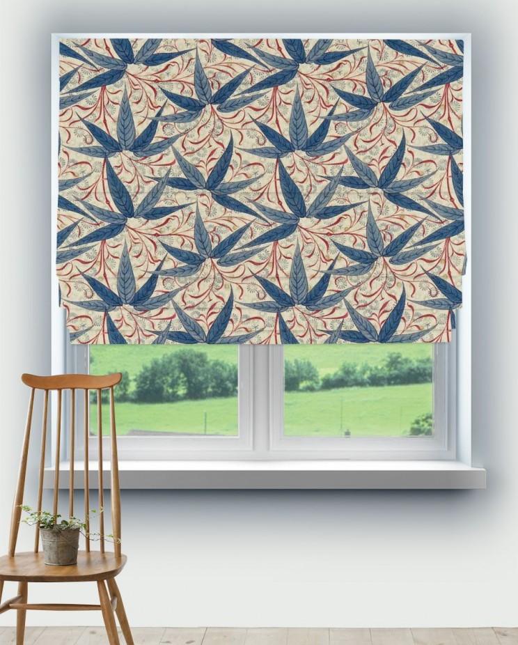 Roman Blinds Morris and Co Bamboo Fabric 226687