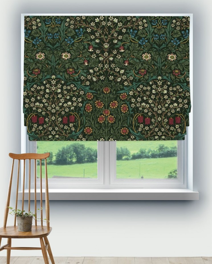 Roman Blinds Morris and Co Blackthorn Fabric 226707