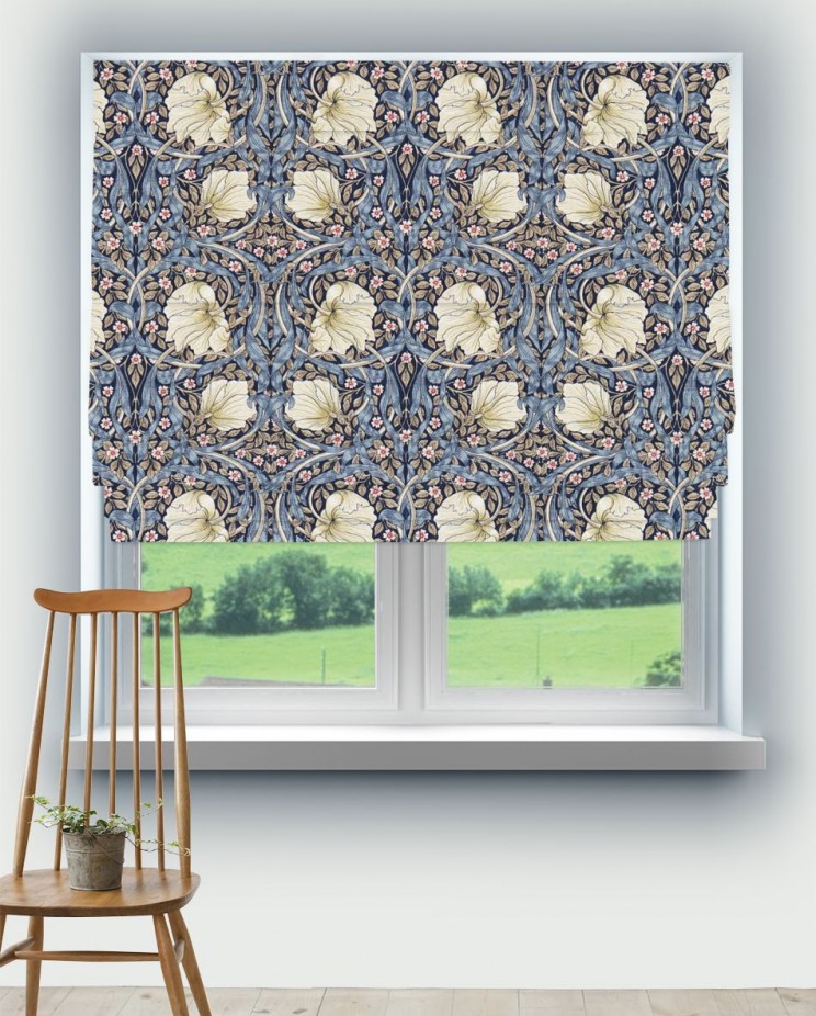 Roman Blinds Morris and Co Pimpernel Fabric 226712