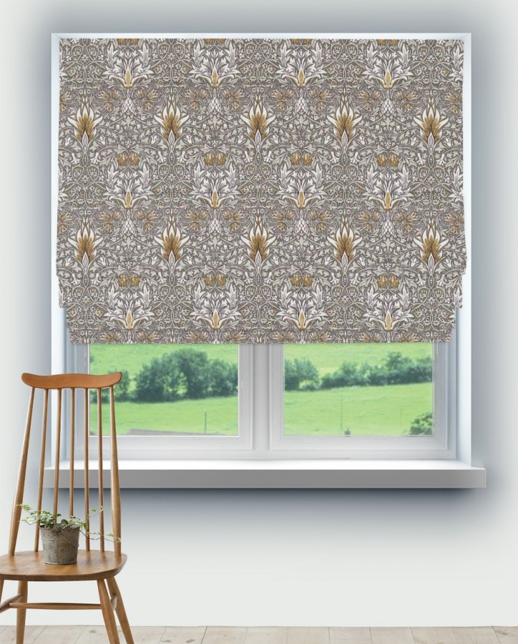 Roman Blinds Morris and Co Snakeshead Fabric 226717