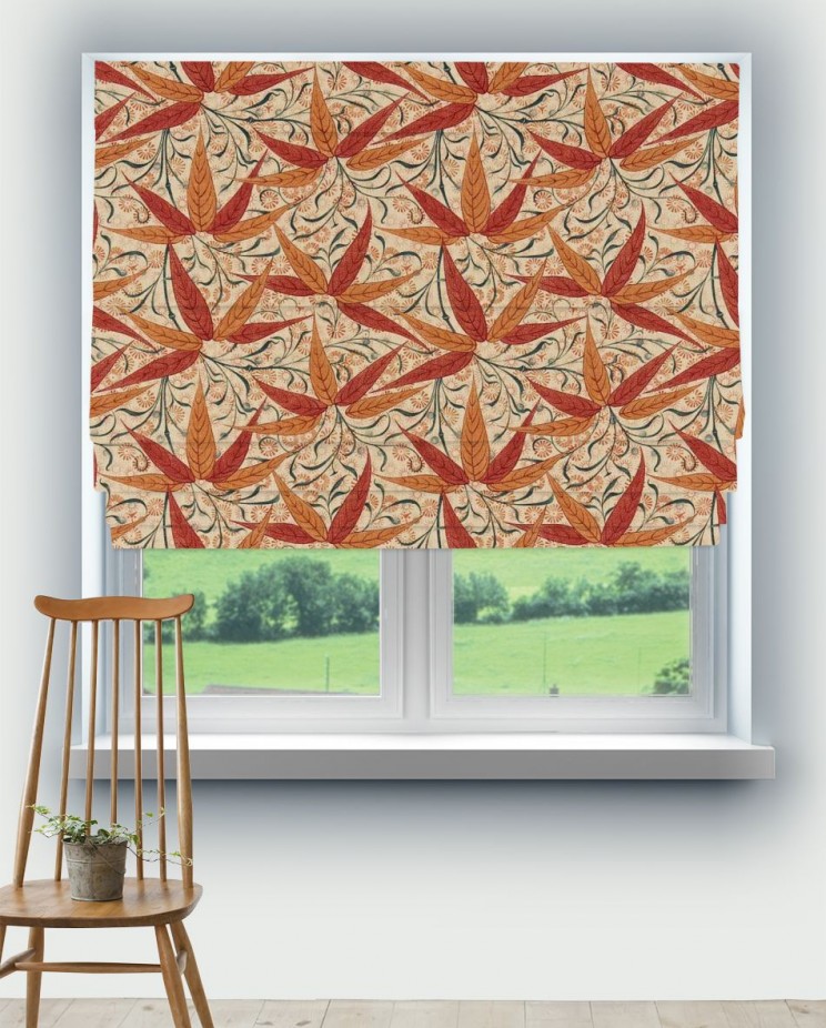 Roman Blinds Morris and Co Bamboo Fabric 226720
